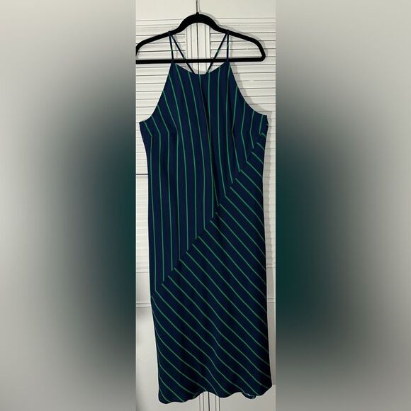 Rowing Blazers x Target Women’s Diagonal Stripe Slip Midi Dress Size‎ XL *FLAW* - Picture 3 of 11